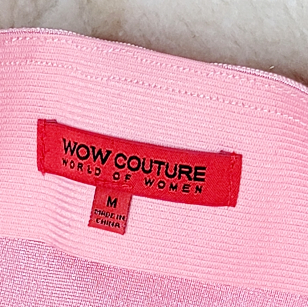 Wow Couture Light Pink Bandage Skirt. - Picture 5 of 6